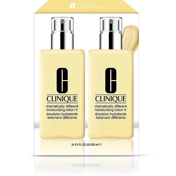 Clinique Dramatically Different Moisturizing Lotion+ 8.5oz/250ml*2 Jumbo Size - Picture 1 of 4